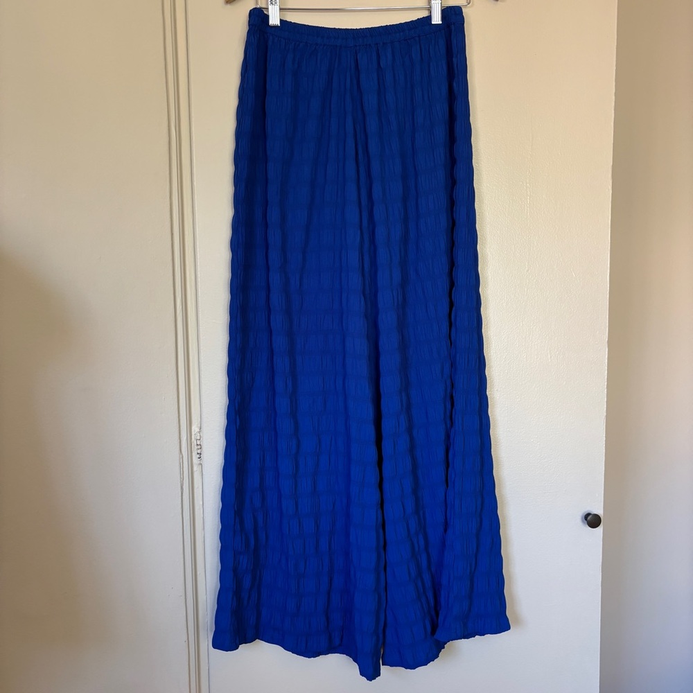 Blue Palazzo Pants